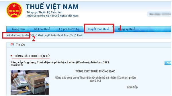 điền kê khai